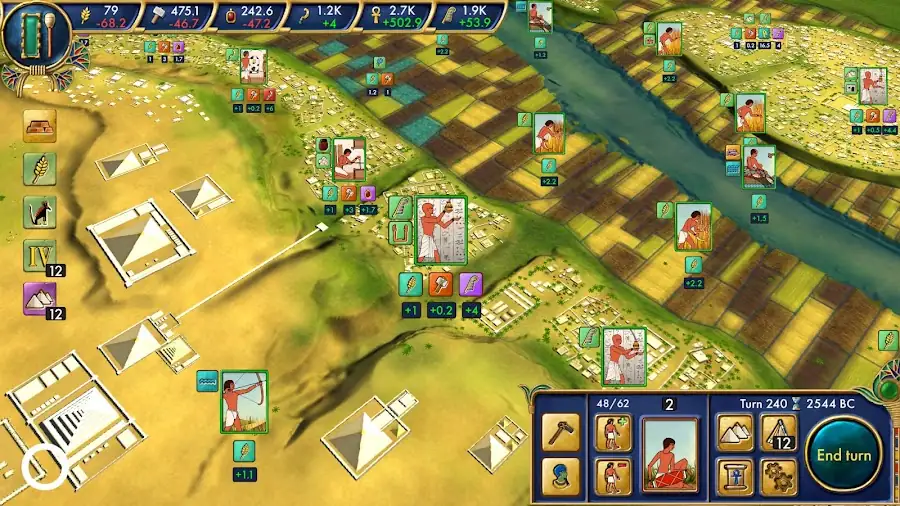 Egypt: Old Kingdom — managing food, workers and religion across dynastic events
